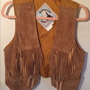 Awesome vintage leather vest